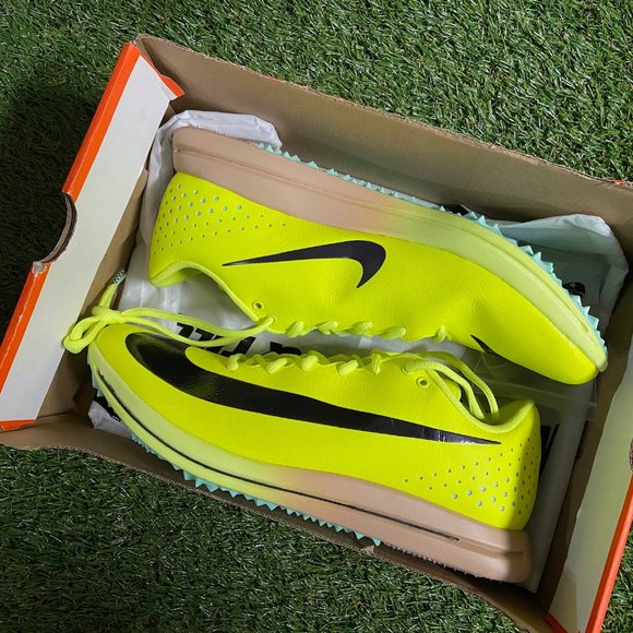 Nike Triple Jump Elite 2 Spike Track Shoes Volt Black DR9930-700 Men Sz NEW main image 9